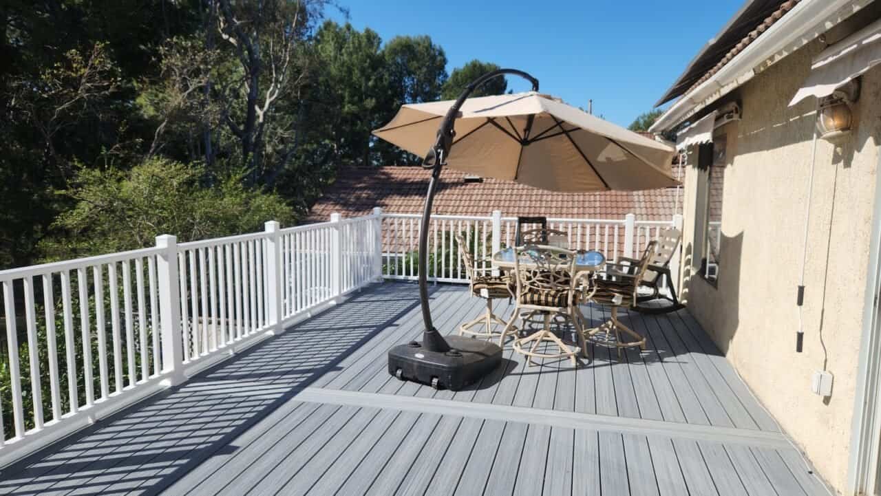 Composite Deck Build in Anaheim HIills