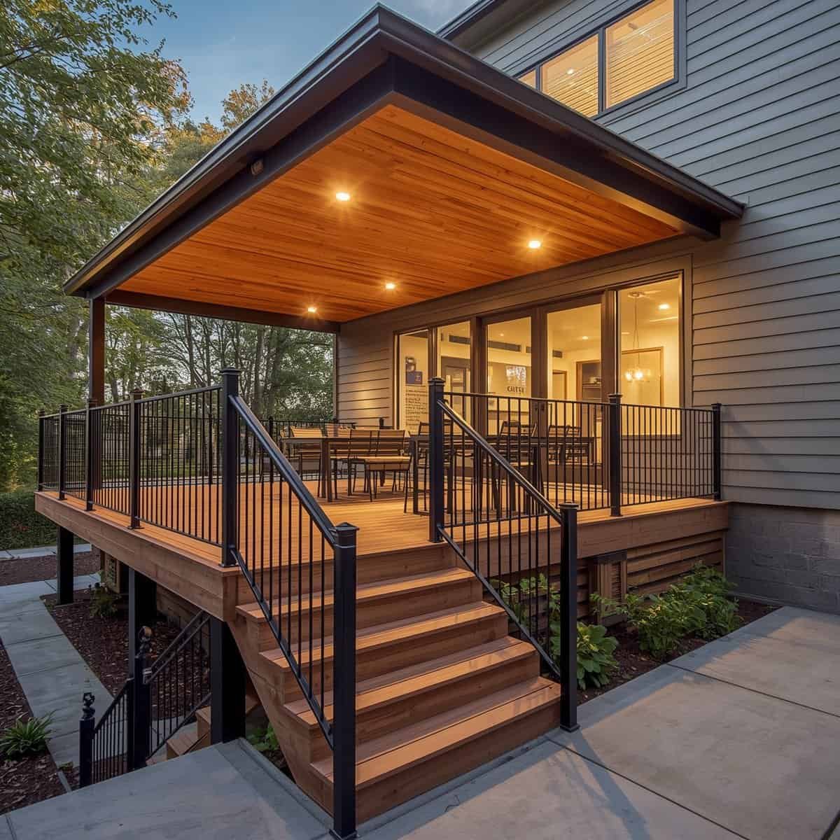 Adding Railings Stairs and Covers: How to Upgrade Deck - OC Renovation ...